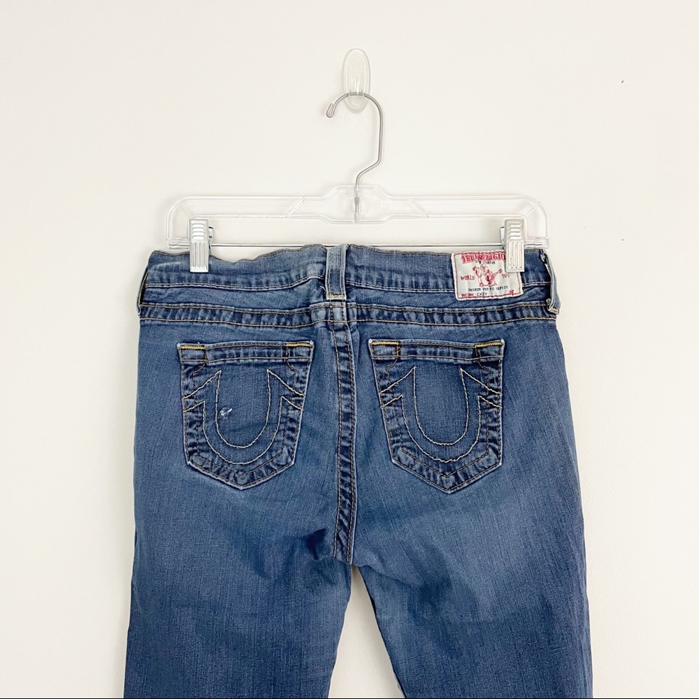True Religion Women's Casey Super Skinny Jeans Medium Wash Size 32 - Picture 5 of 15
